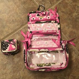 Vera Bradley mini travel organizer, contact case
